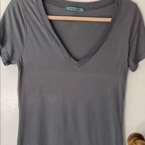 Ladies   Grey  VELVET brand tee